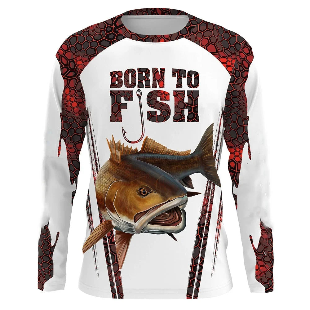 Men's Graphic Fishing Shirt | Long Sleeve