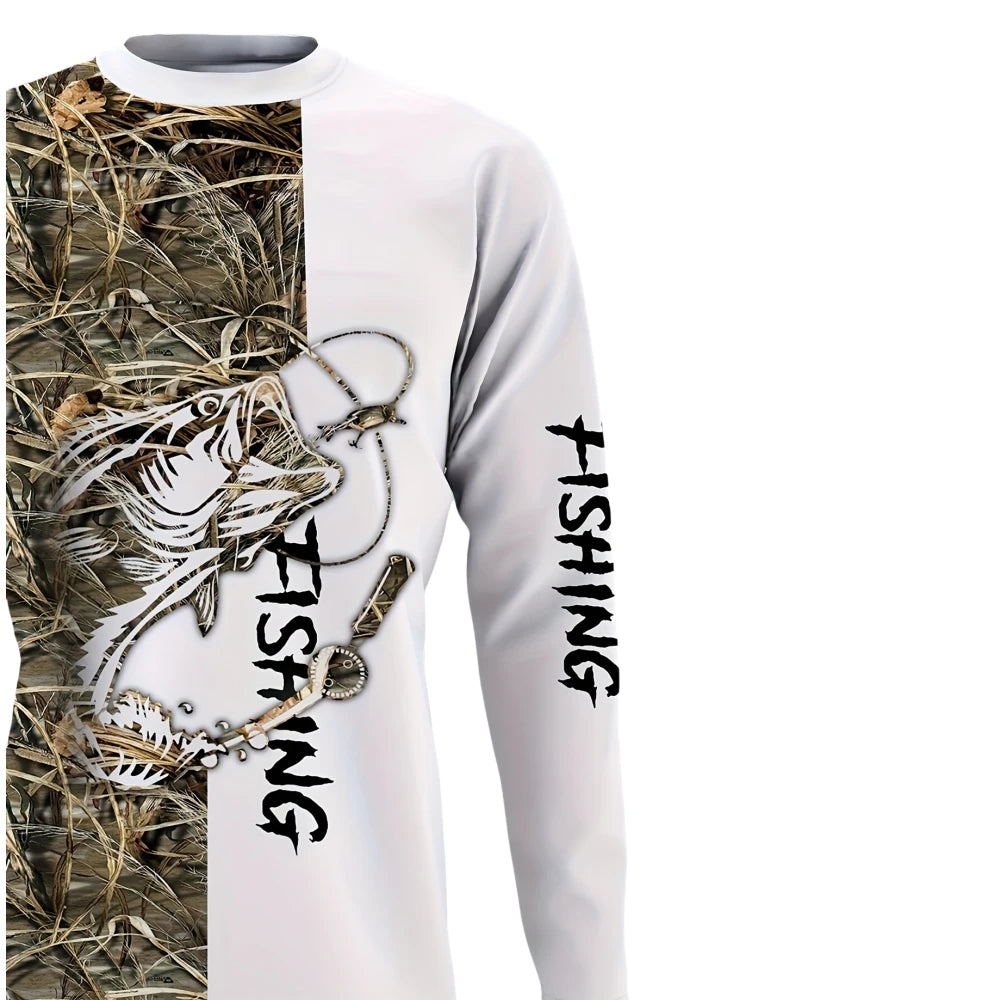 Men's Graphic Fishing Shirt | Long Sleeve
