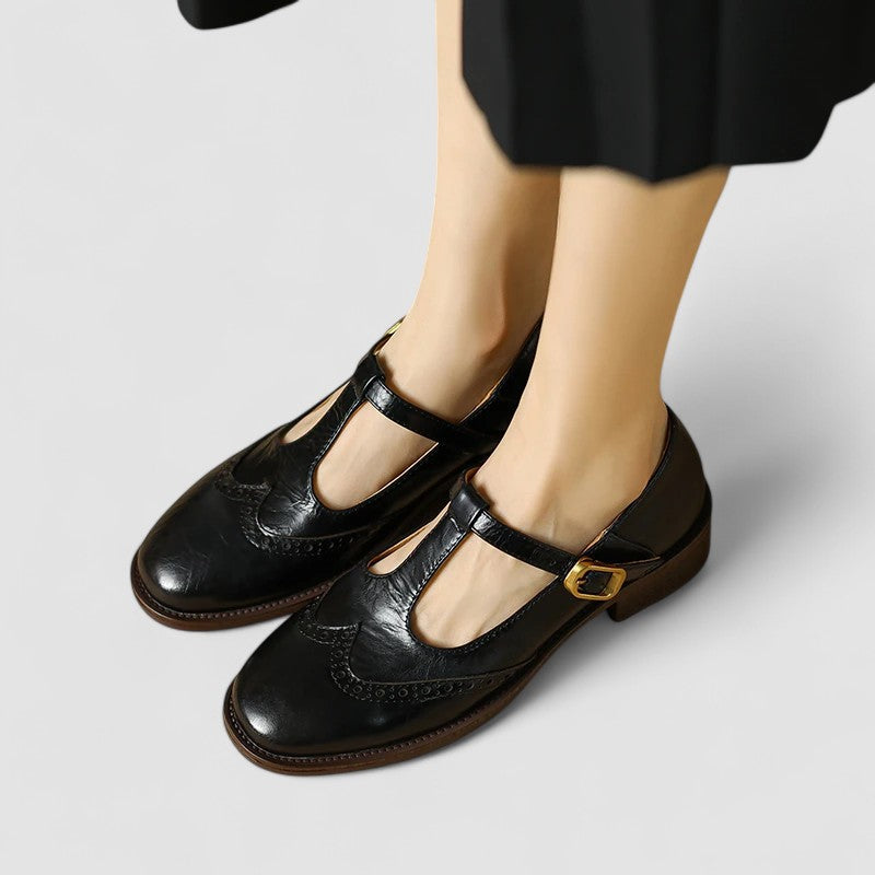Women’s Black Mary Jane Flats | Vintage Shoes