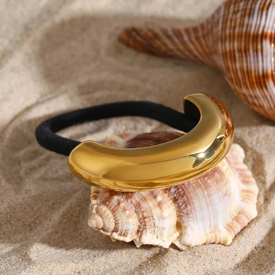 AVA - Glossy Arch Pony Cuff