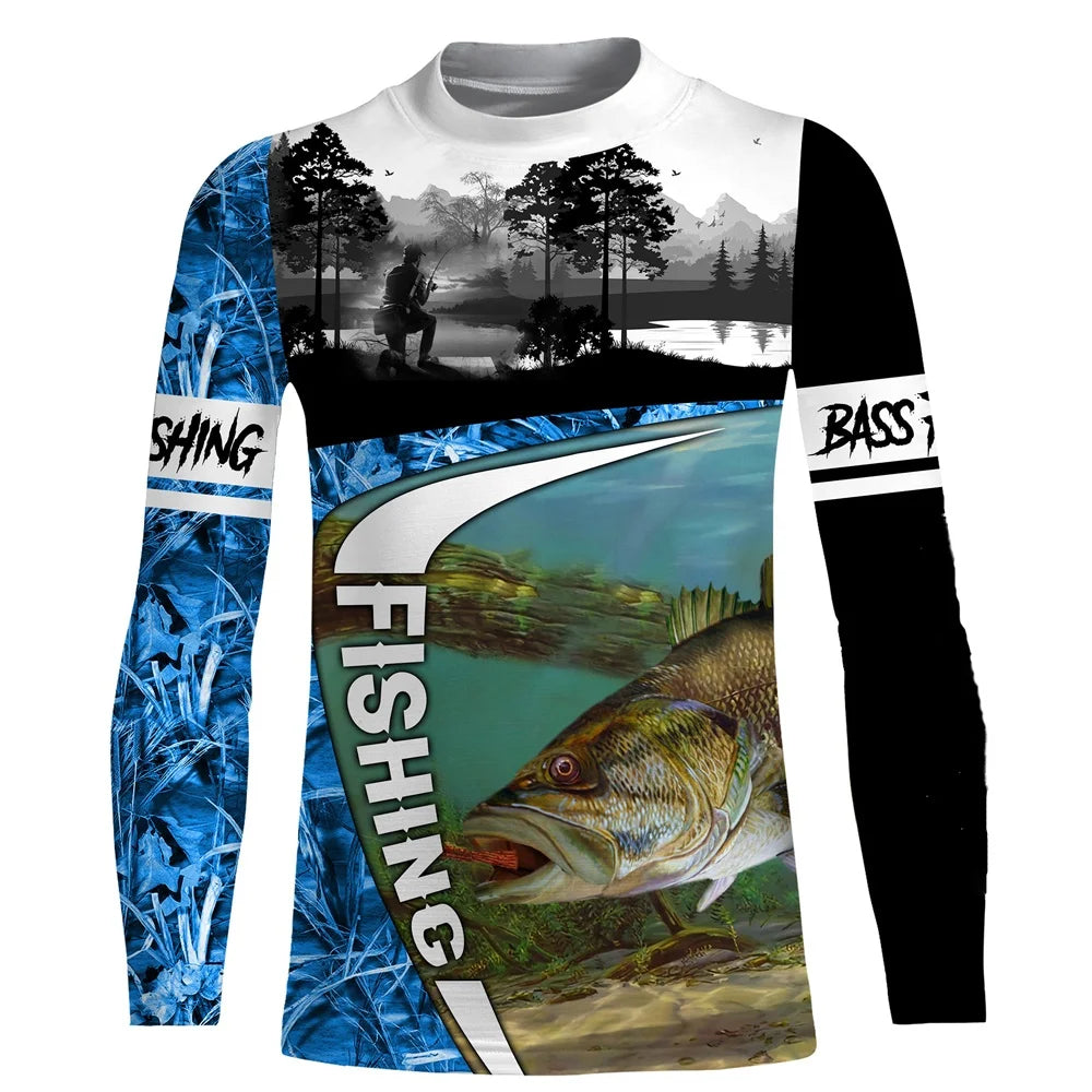 Men's Graphic Fishing Shirt | Long Sleeve