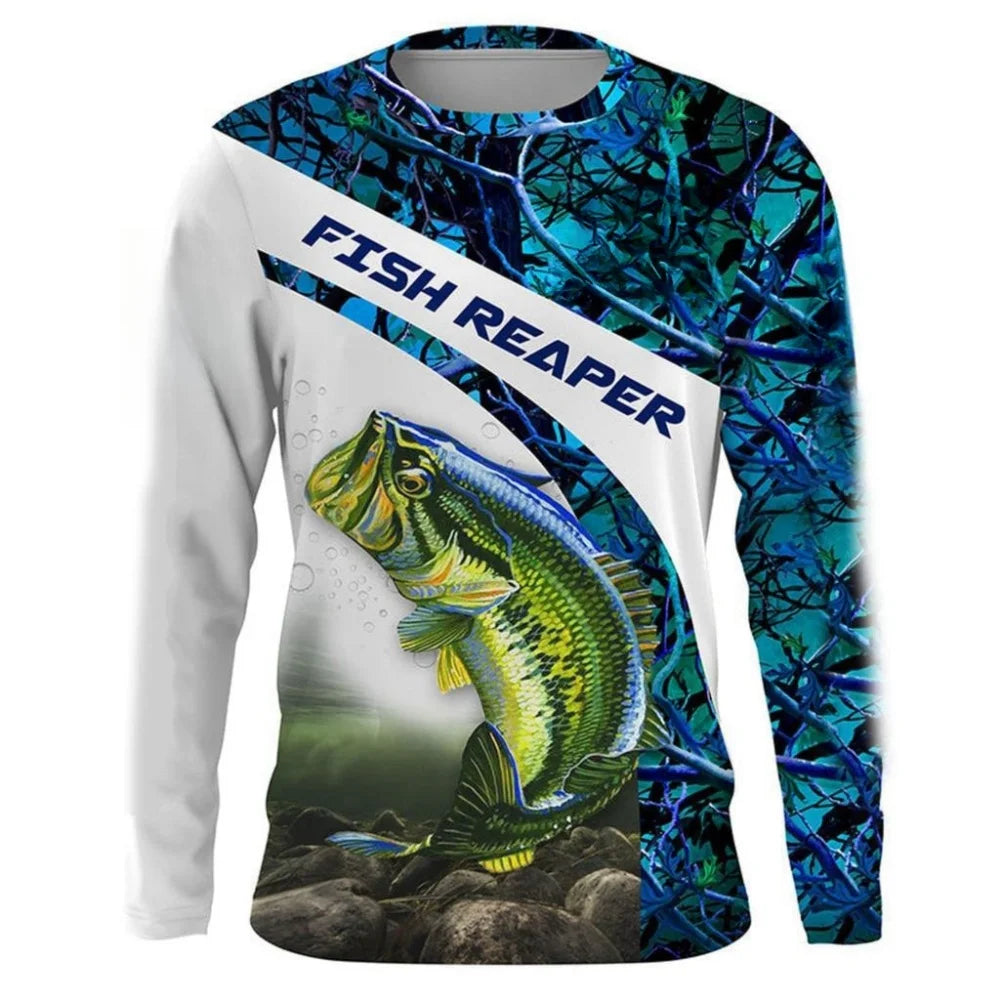 Men's Graphic Fishing Shirt | Long Sleeve