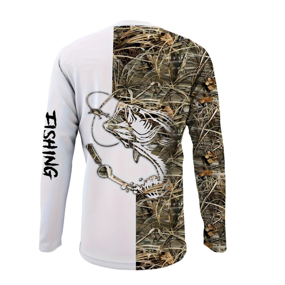 Men's Graphic Fishing Shirt | Long Sleeve