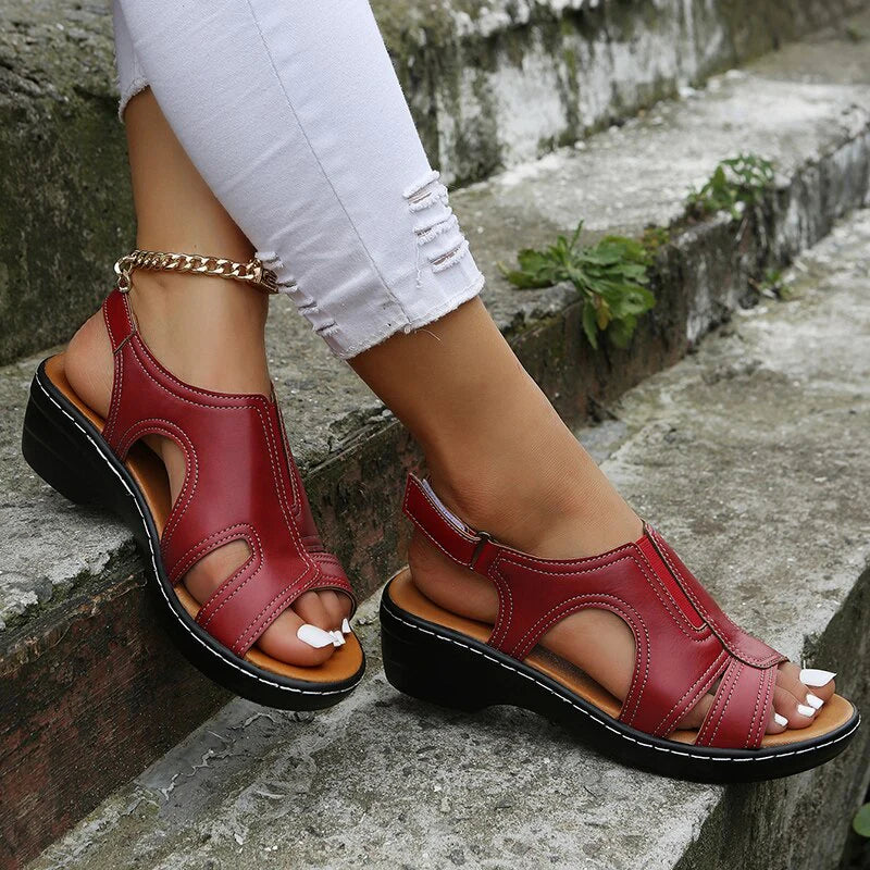 Ella™ - Orthopedic Leather Sandals