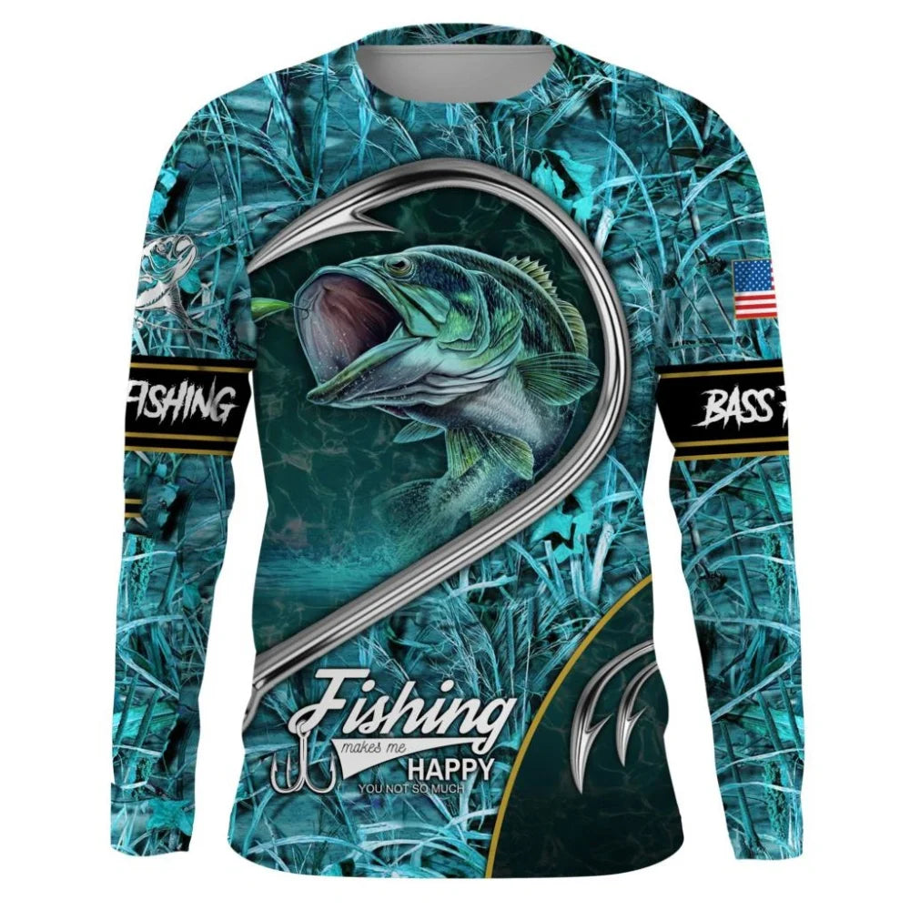 Men's Graphic Fishing Shirt | Long Sleeve