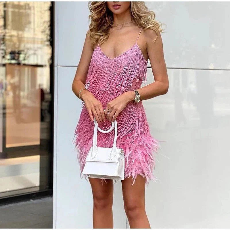 Women's Short Sequin Party Dress | Mini