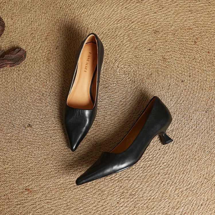 Womens Kitten Heel | Pointed Toe