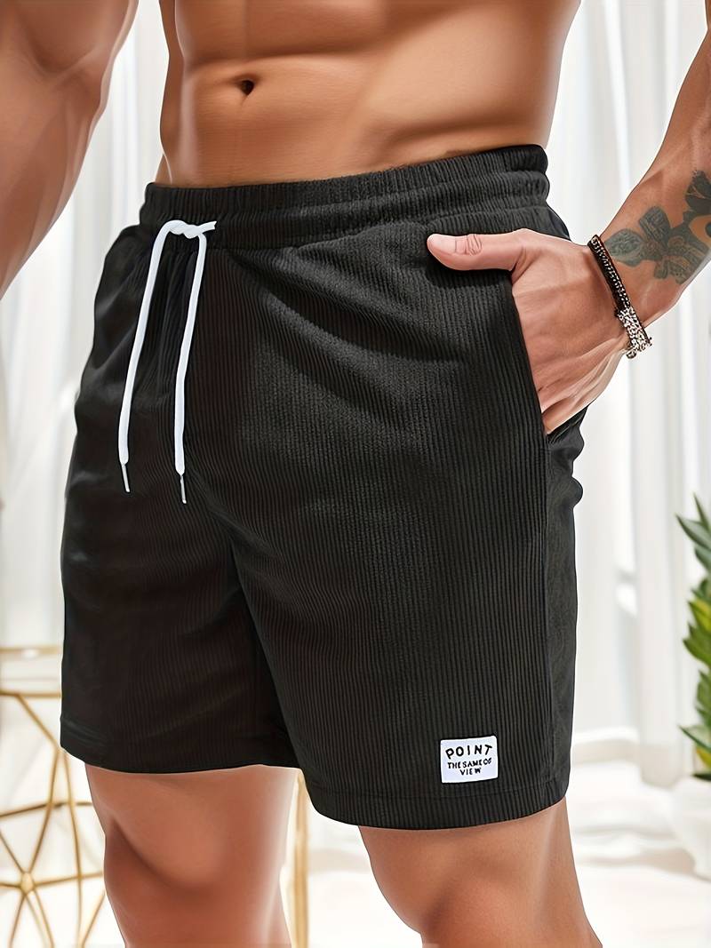 Men's Striped Drawstring Shorts | Summer