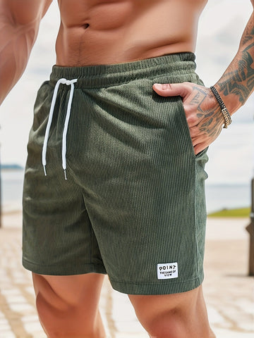 Men's Striped Drawstring Shorts | Summer