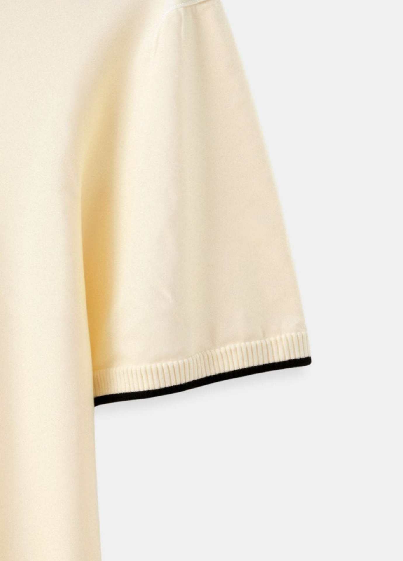 Men's Old Money Polo | Black and White