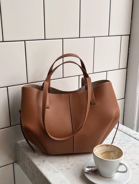 Vintage Tote Bag for Women | Large Shoulder Bag