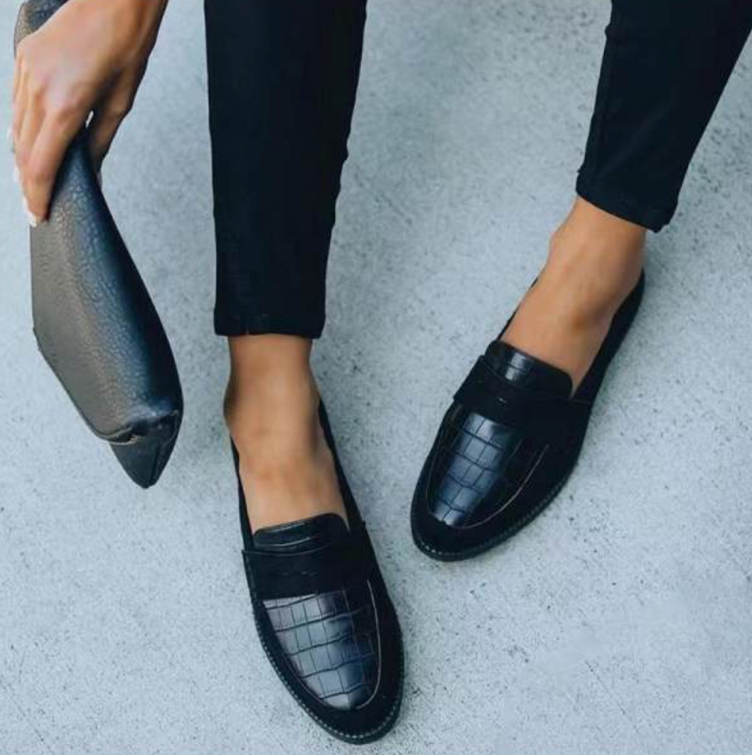 Formal Women's Moccasin | Black Loafer