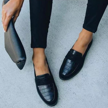 Formal Women's Moccasin | Black Loafer