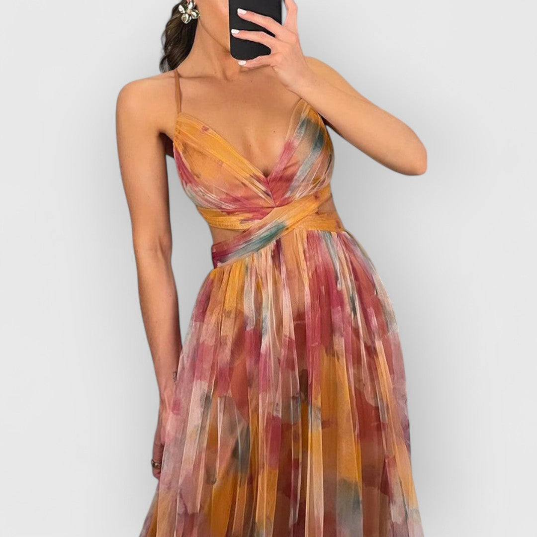 Women’s Long Floral Print Maxi Dress | Summer Style