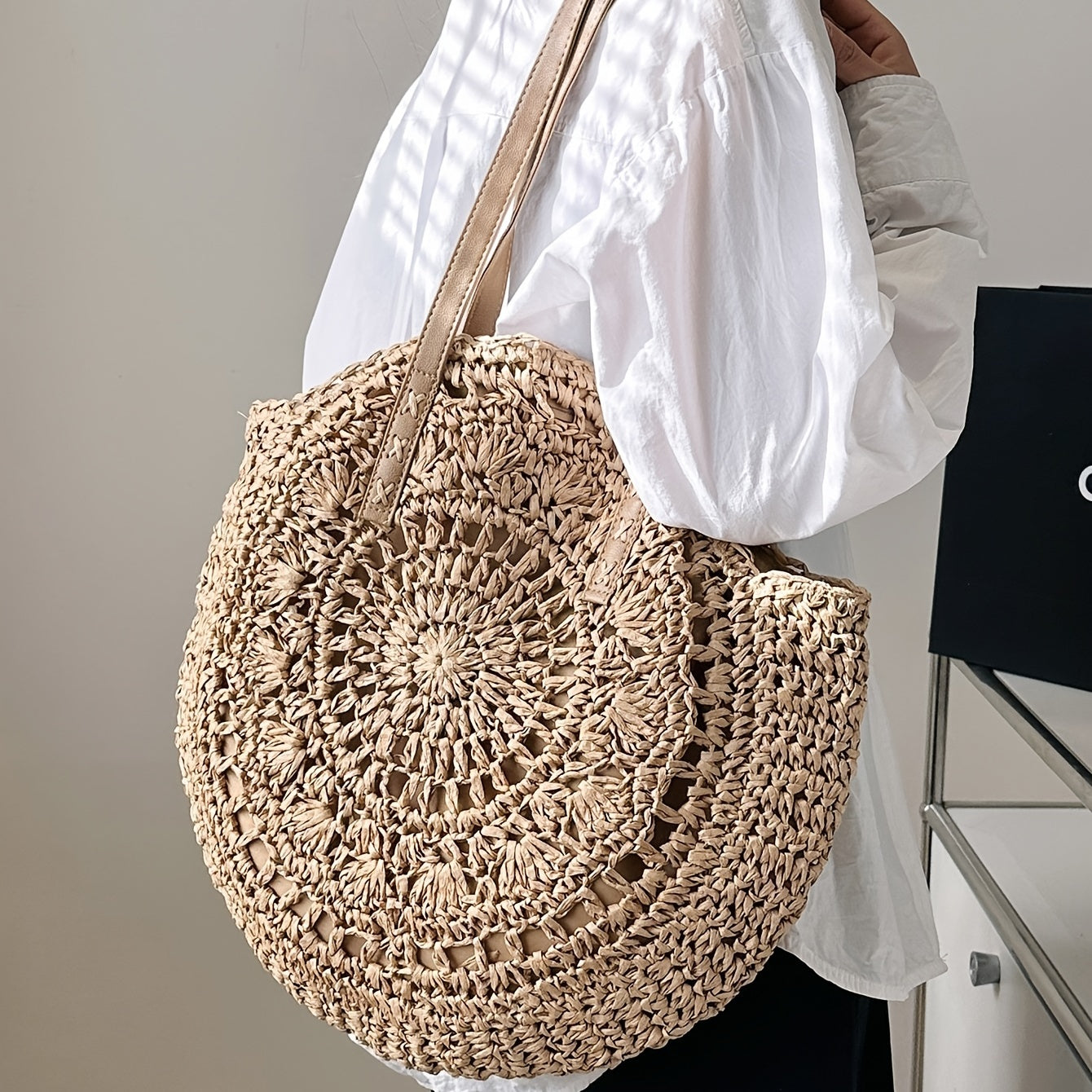 Women's Woven Tote Bag | Beach