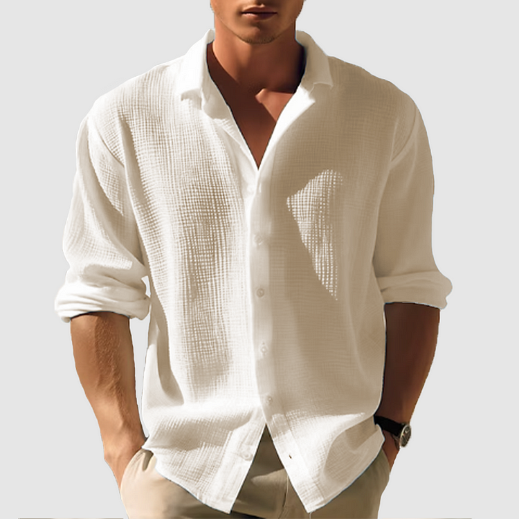 Casual Button Down Shirt for Men | Summer