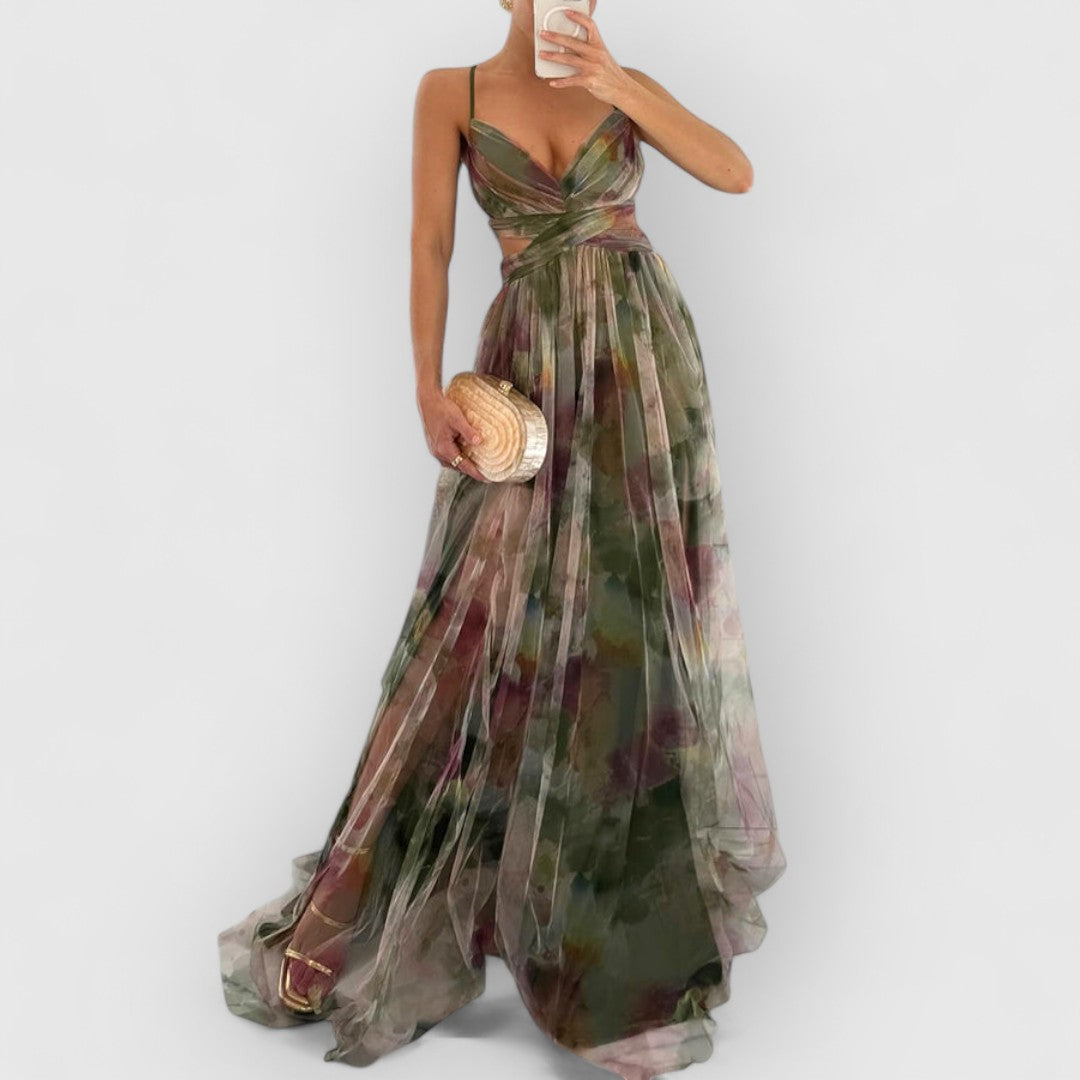 Women’s Long Floral Print Maxi Dress | Summer Style