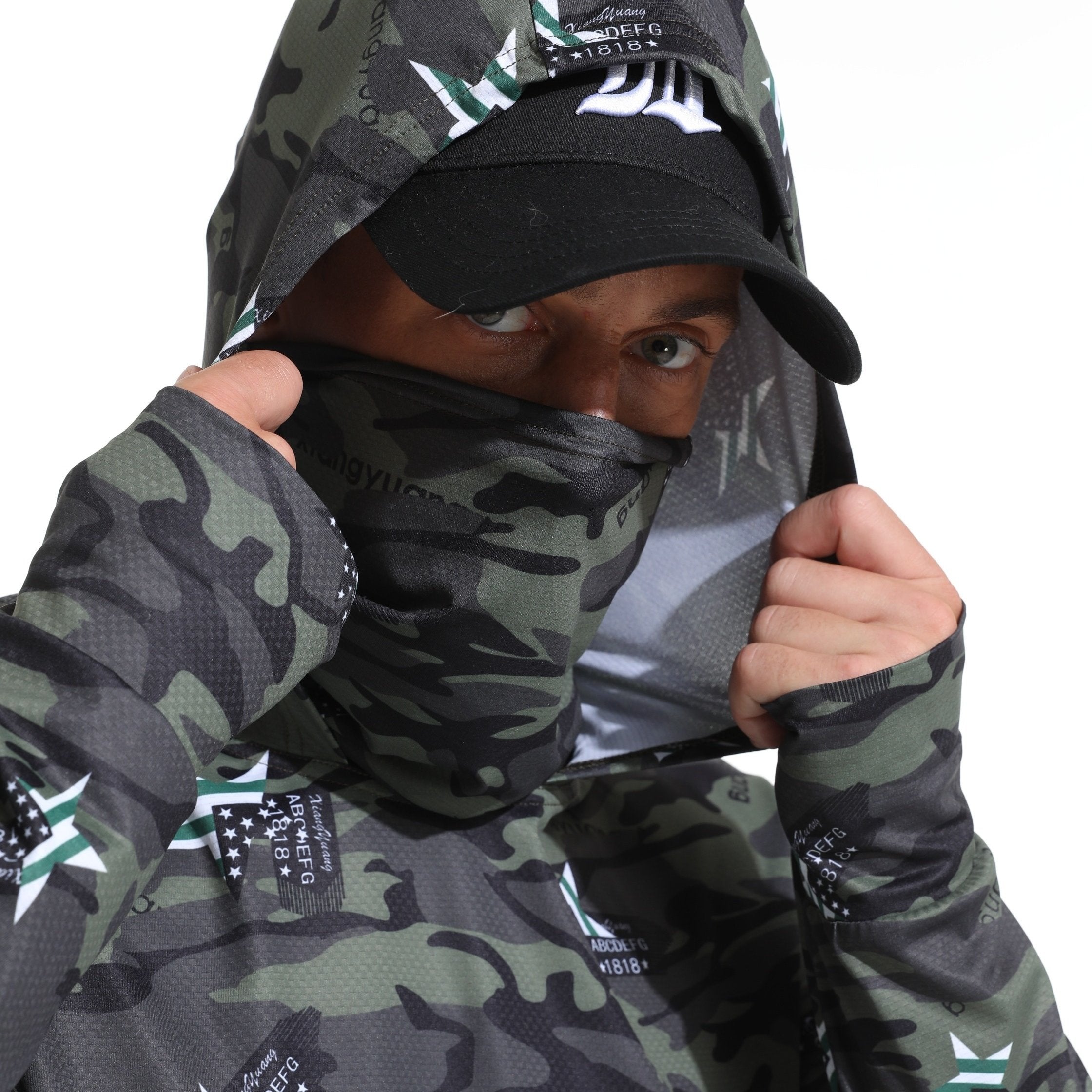 Men's Camouflage Fishing Shirt | Long Sleeve