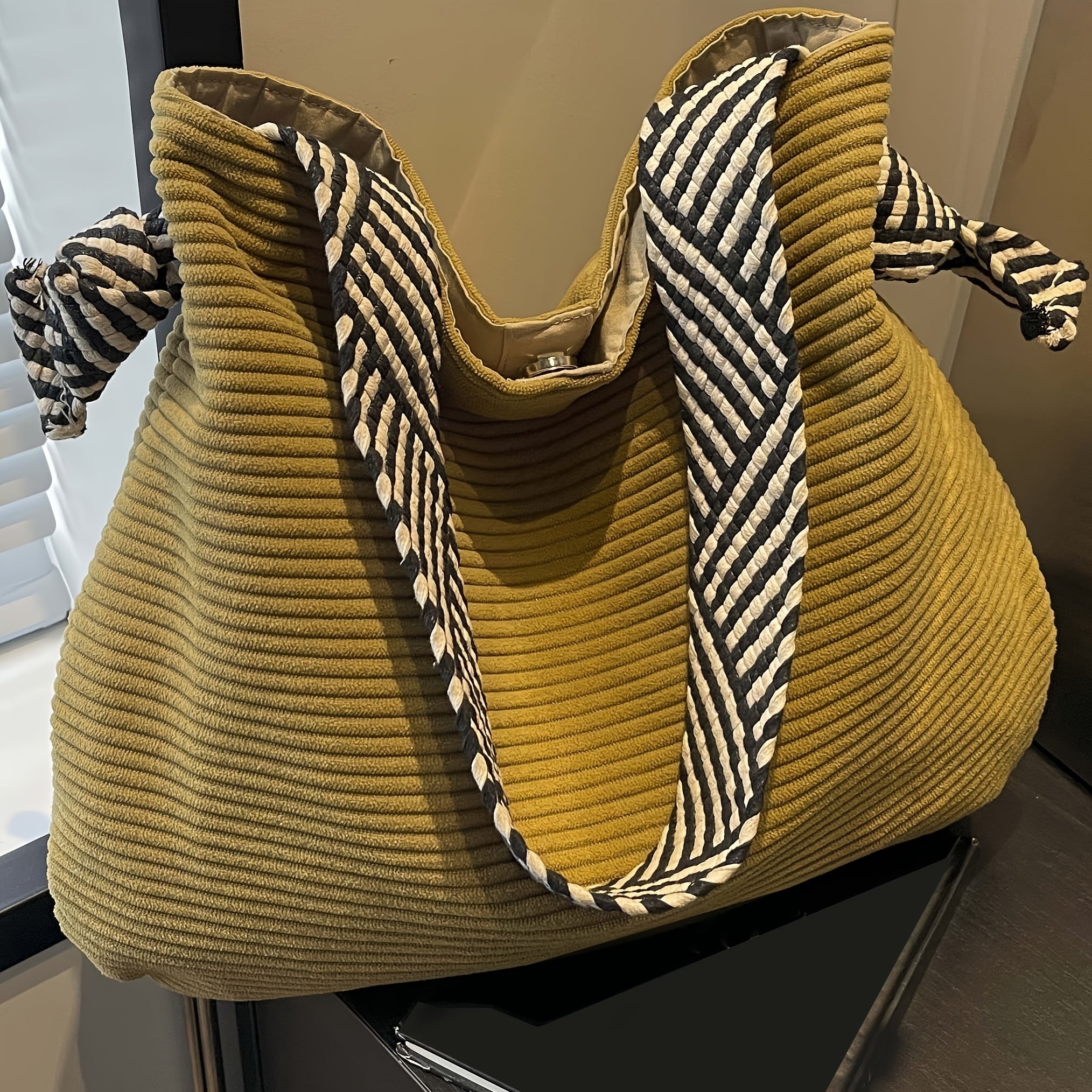 Women's Wide Strap Tote Bag | Beach