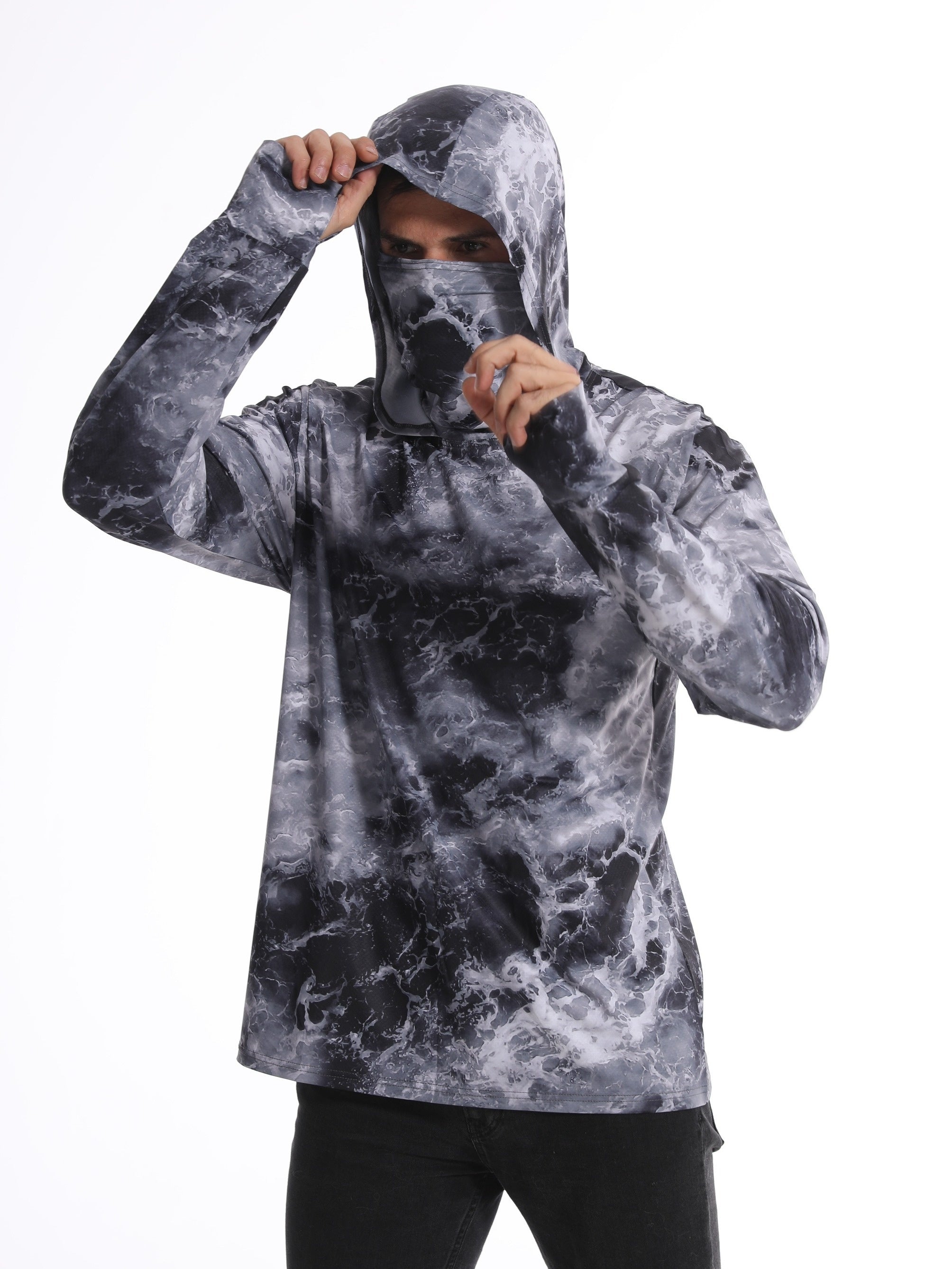 Men's Camouflage Fishing Shirt | Long Sleeve