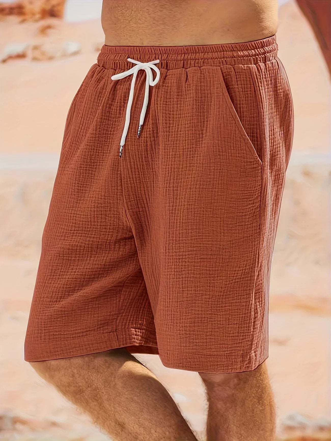 Men's Summer Drawstring Shorts | Beach