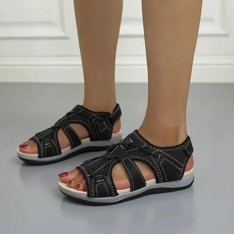 Fiona™ - Stylish Adjustable Summer Sandals With Arch Support