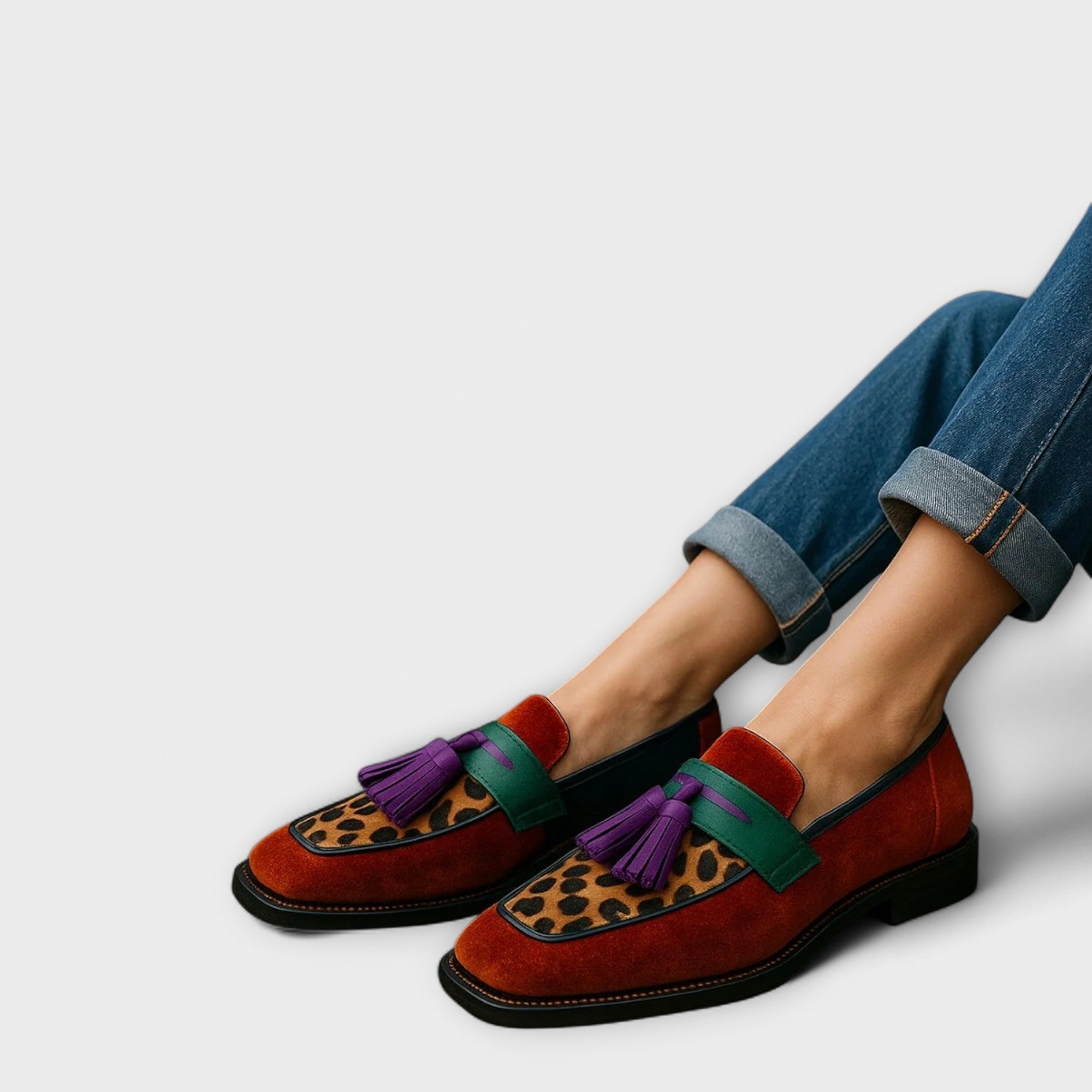 Women's Formal Loafers | Multicolored Moccasin