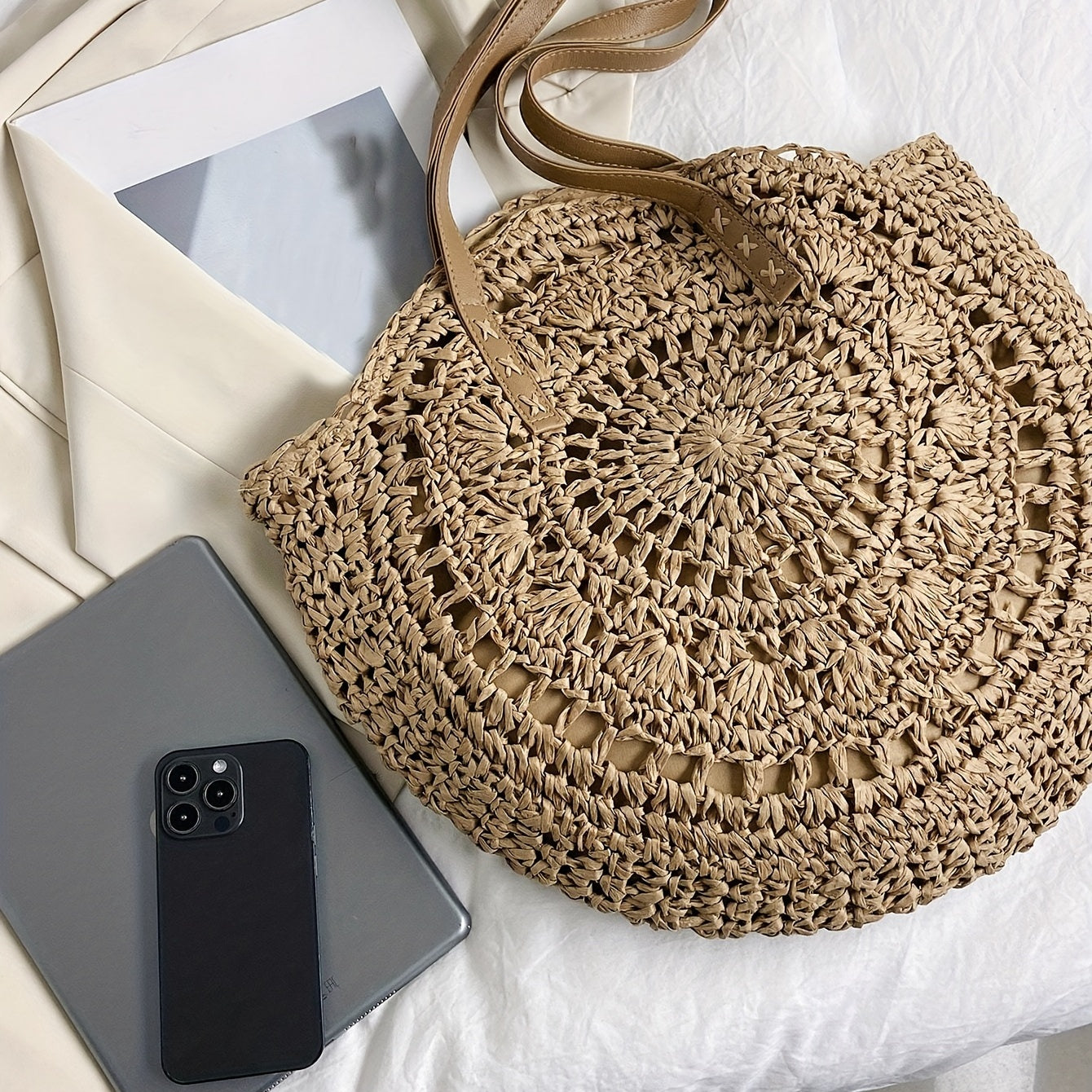 Women's Woven Tote Bag | Beach