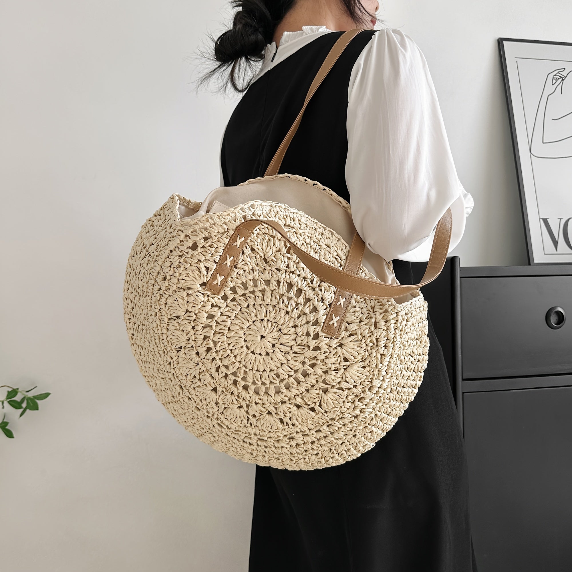 Women's Woven Tote Bag | Beach