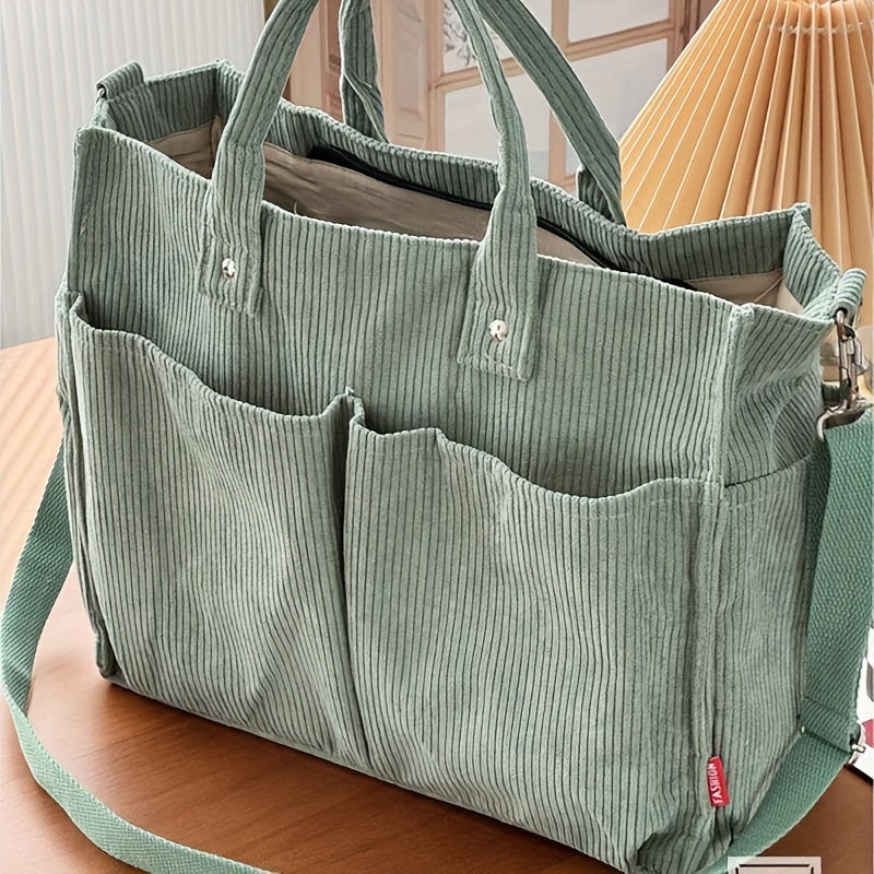 Women's Spacious Tote Bag | Multi-Pocket