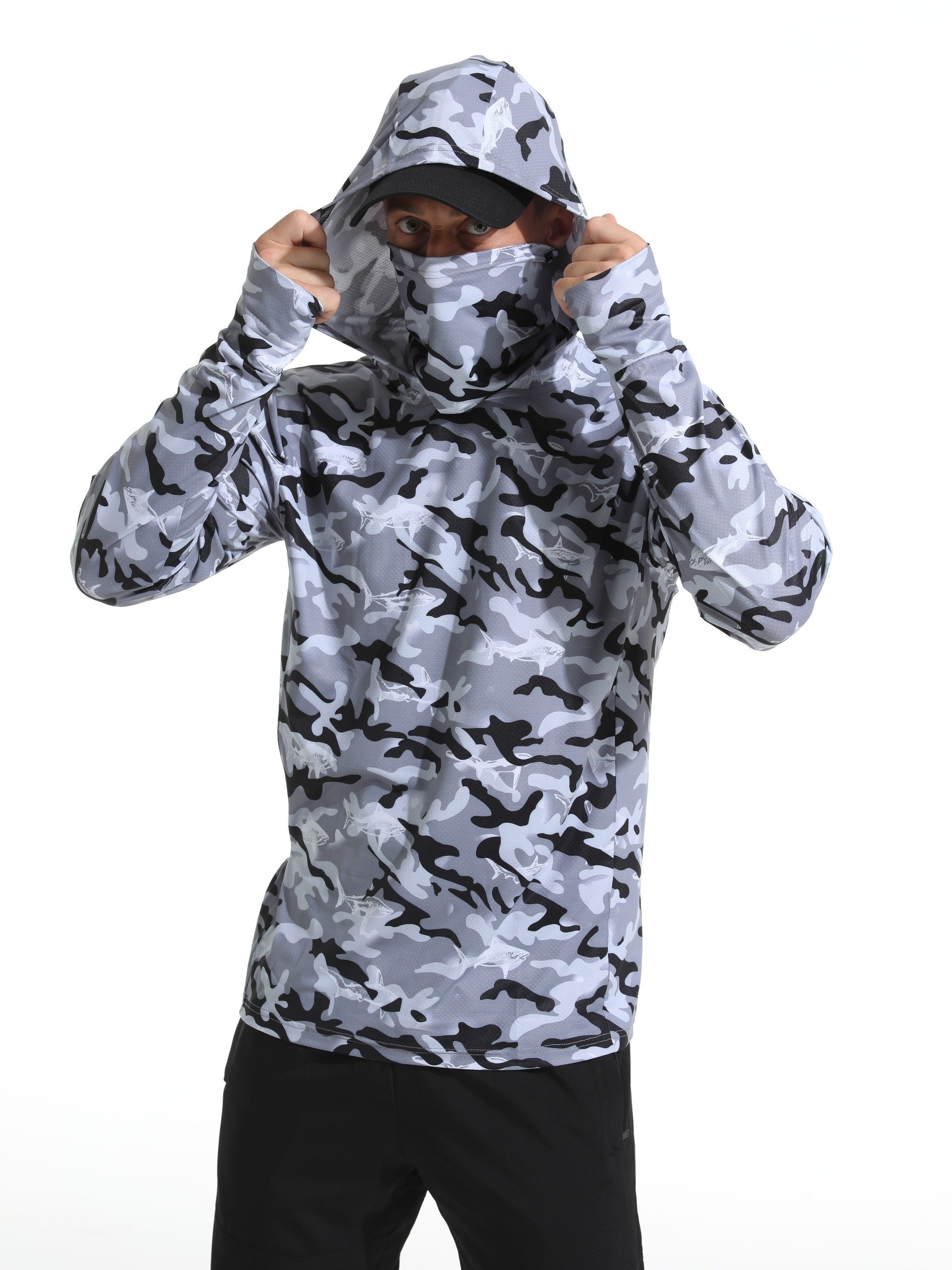 Men's Camouflage Fishing Shirt | Long Sleeve