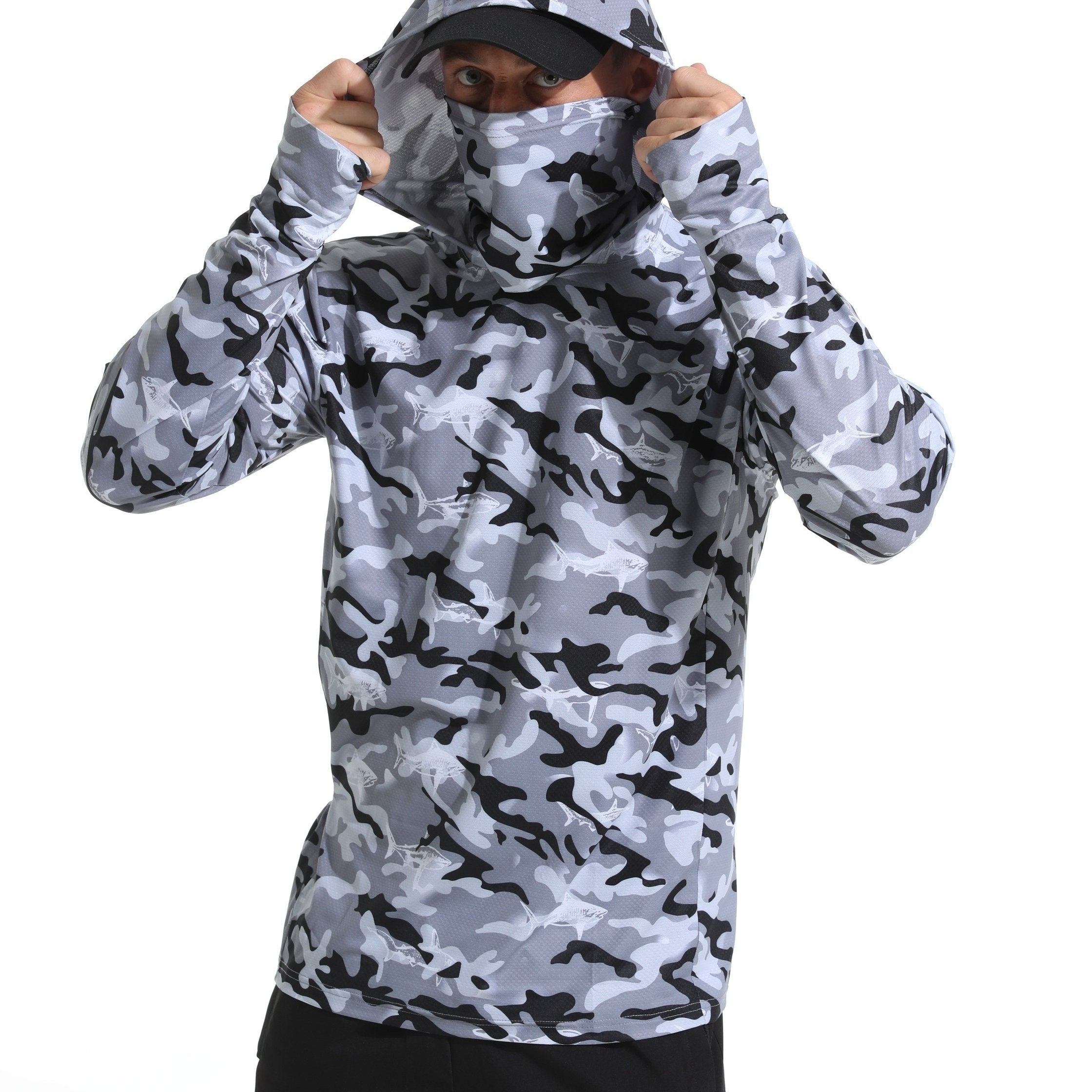 Men's Camouflage Fishing Shirt | Long Sleeve