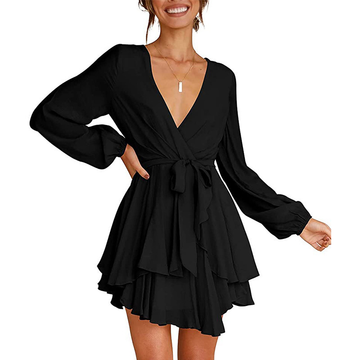 Women's Long Sleeve Formal Dress | Mini
