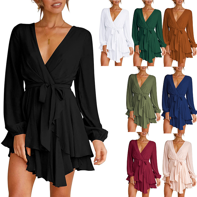Women's Long Sleeve Formal Dress | Mini