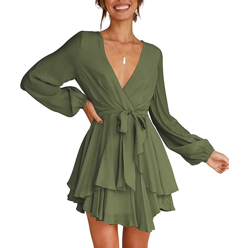 Women's Long Sleeve Formal Dress | Mini