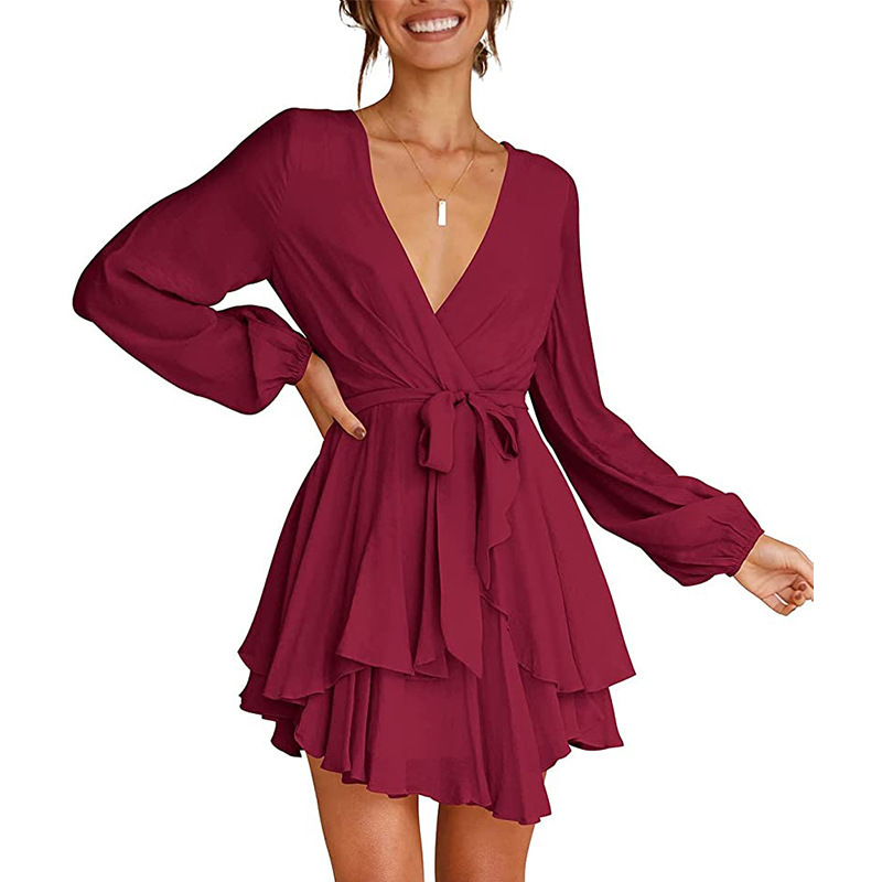Women's Long Sleeve Formal Dress | Mini