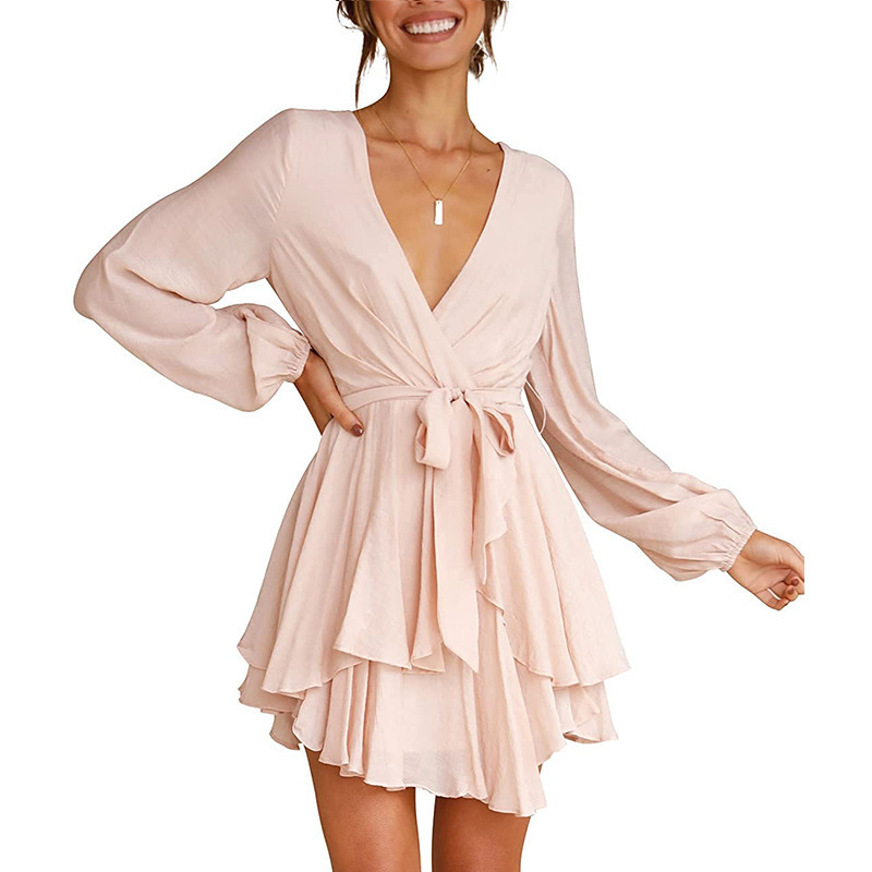 Women's Long Sleeve Formal Dress | Mini