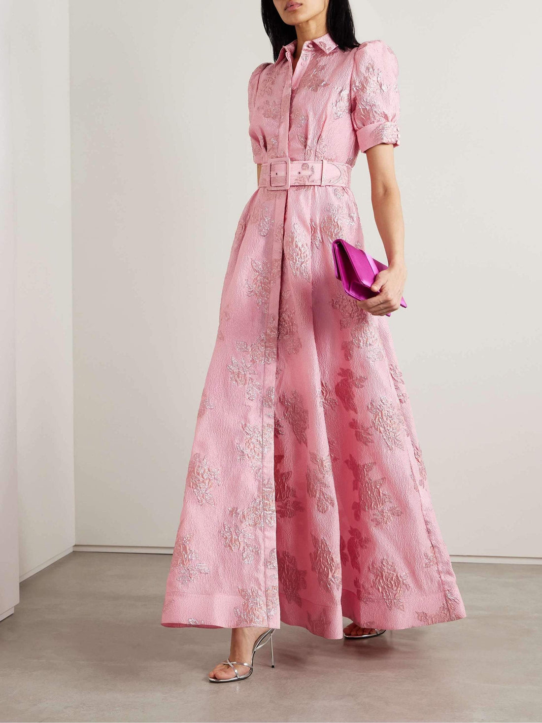 Women's Fancy Pink Dress | Maxi