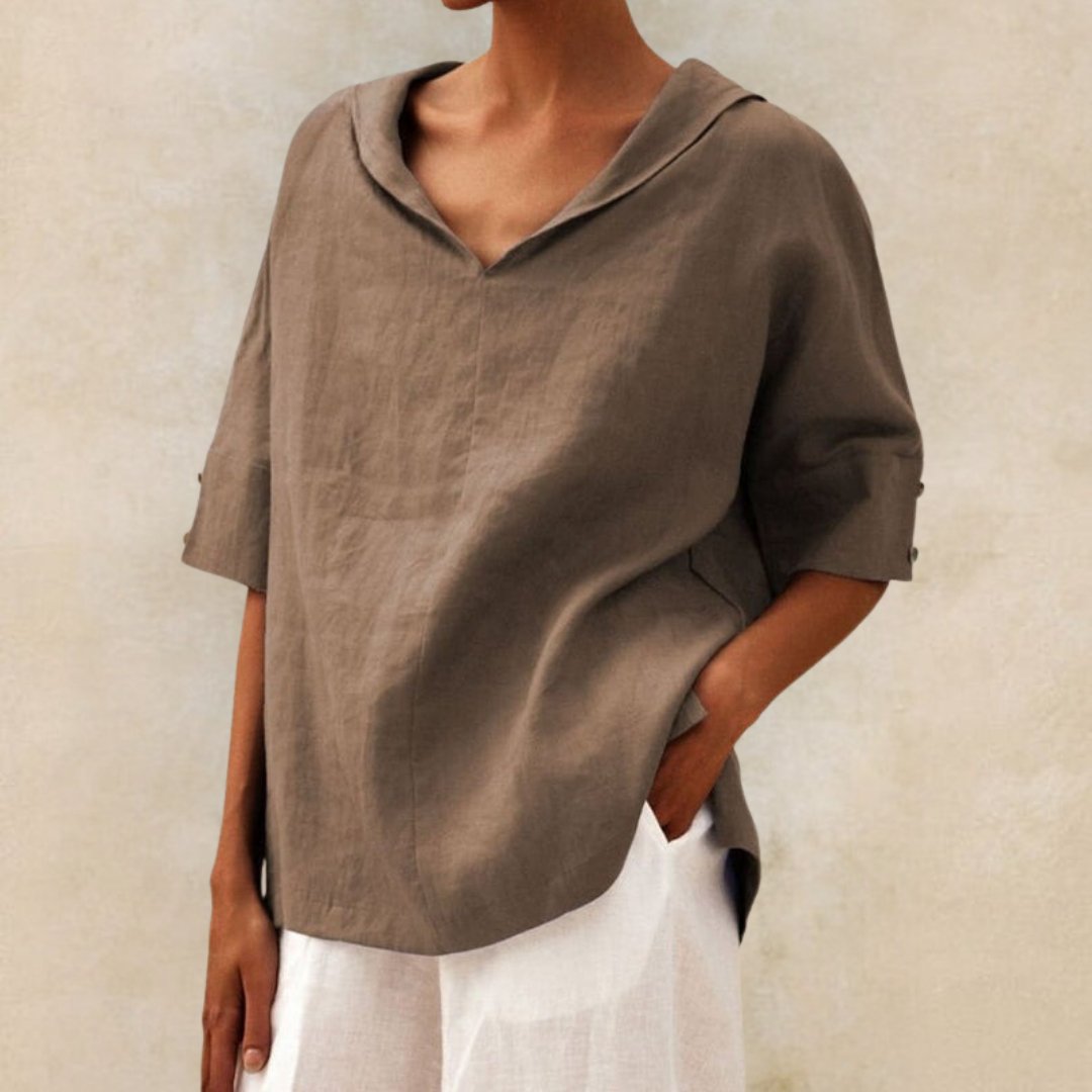 Women's Summer Shirt | V-Neck