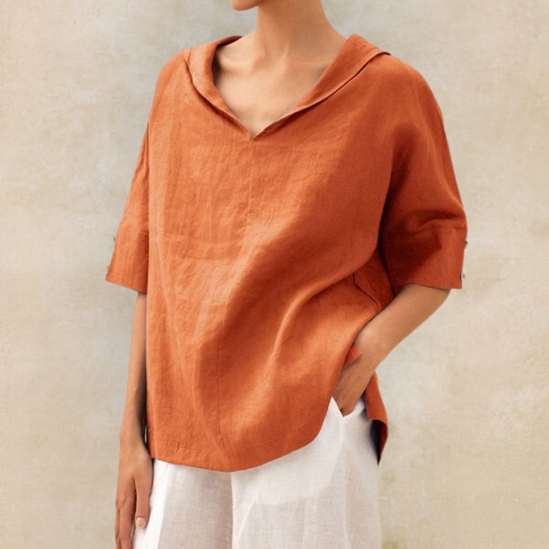 Women's Summer Shirt | V-Neck