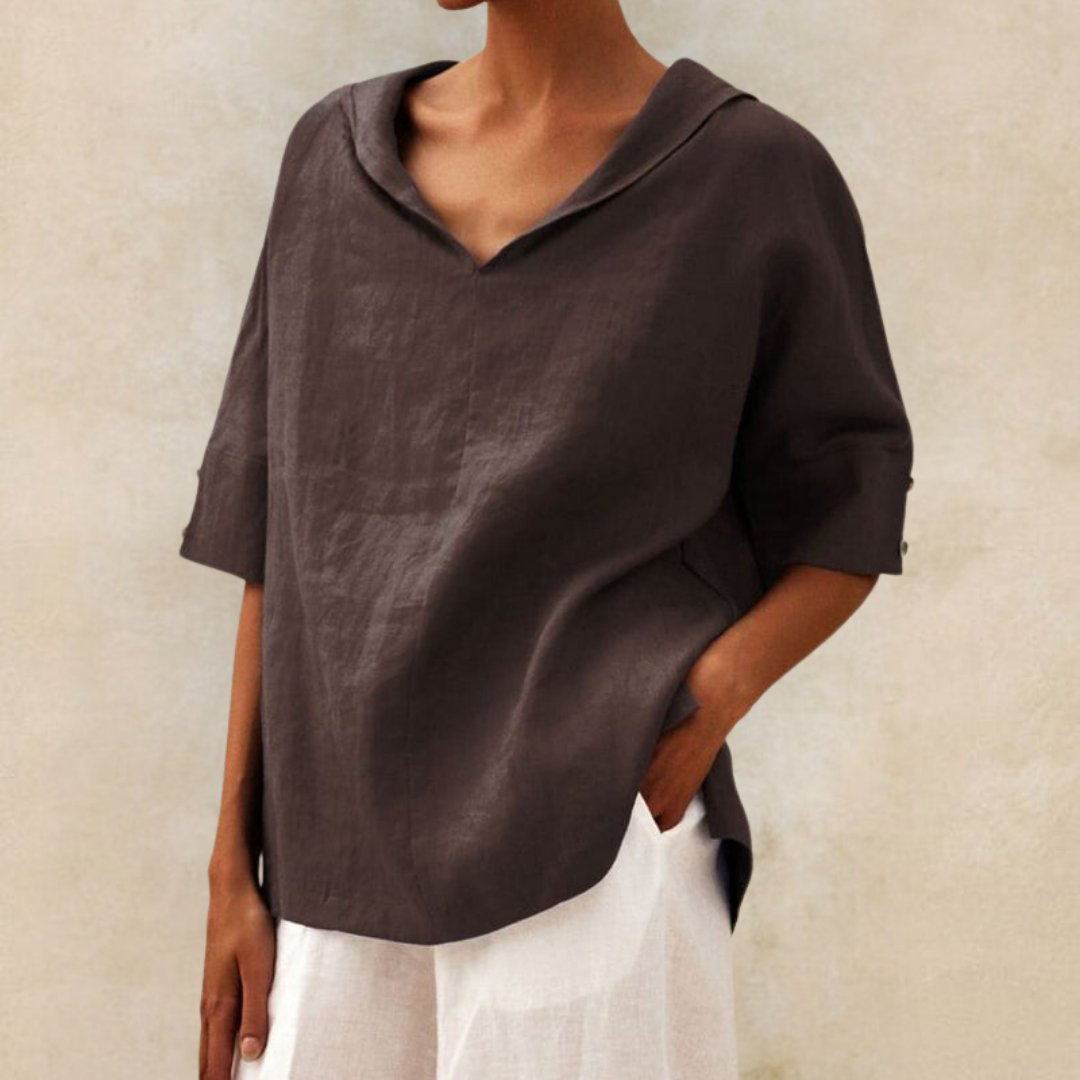 Women's Summer Shirt | V-Neck