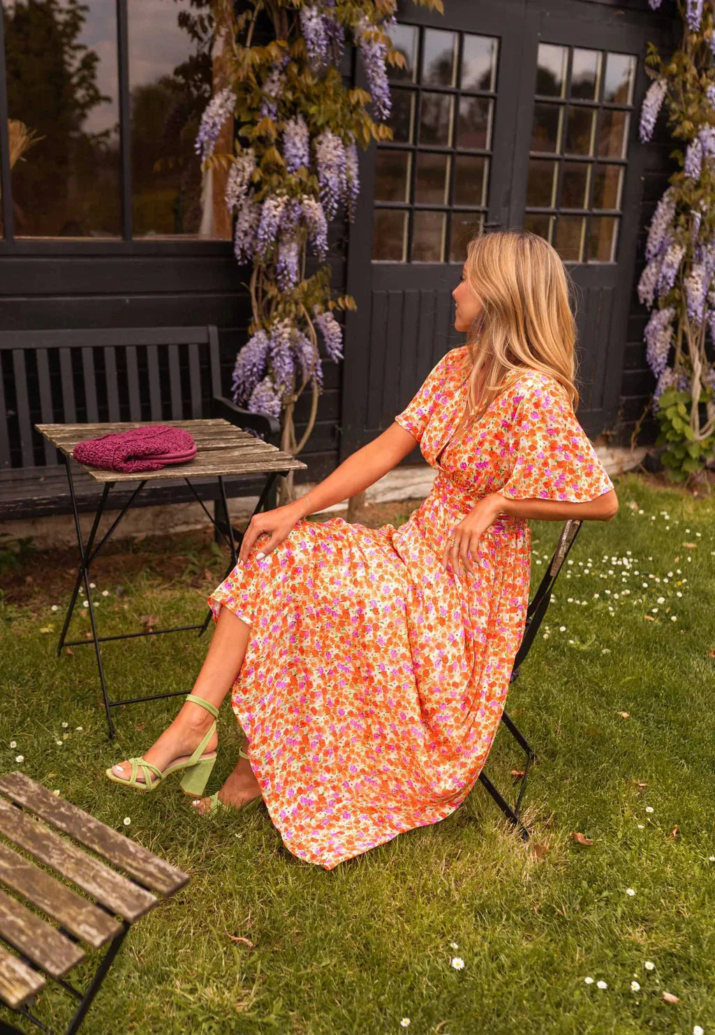 Womens Vibrant Floral Dress | Maxi