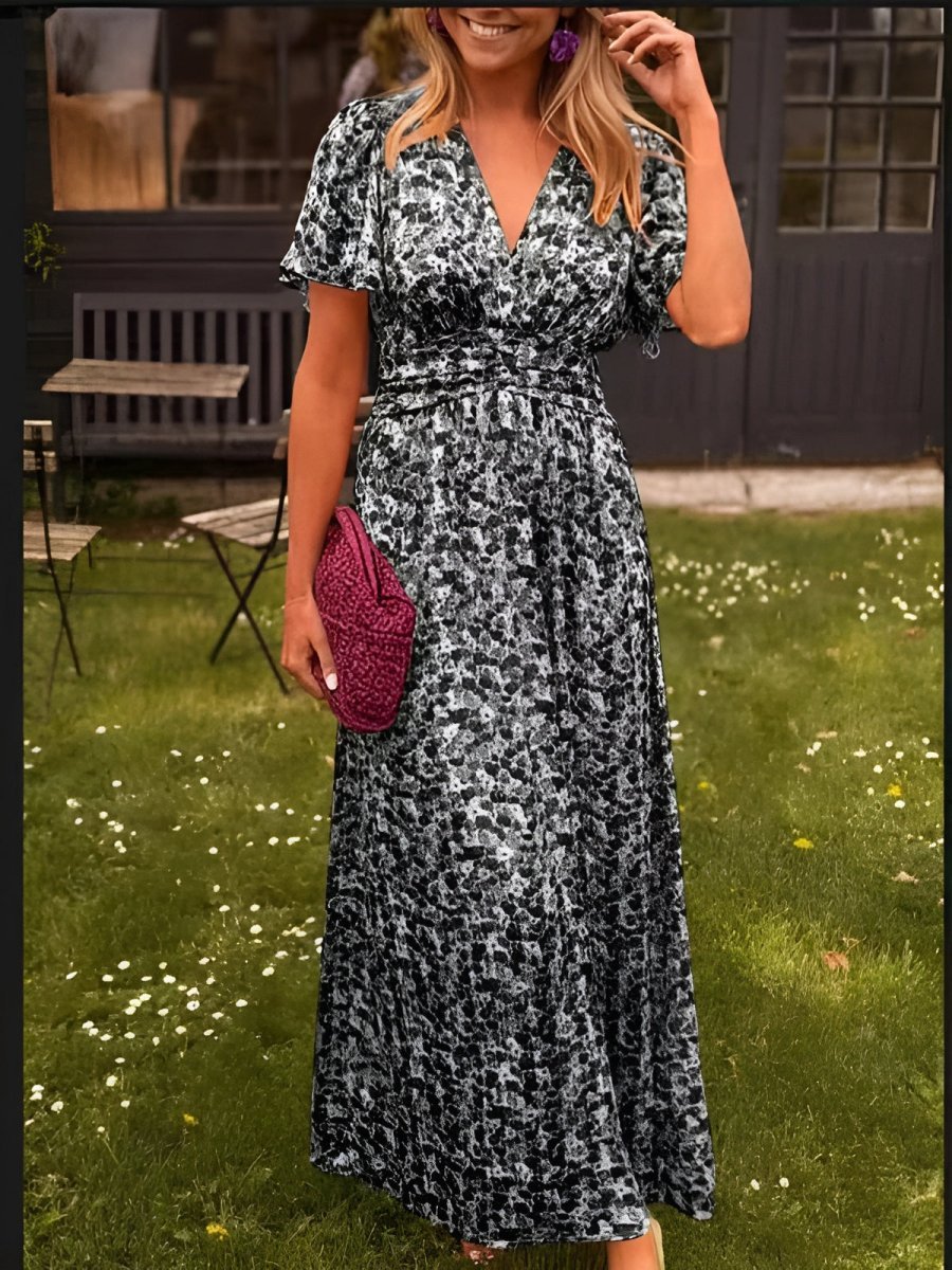 Womens Vibrant Floral Dress | Maxi