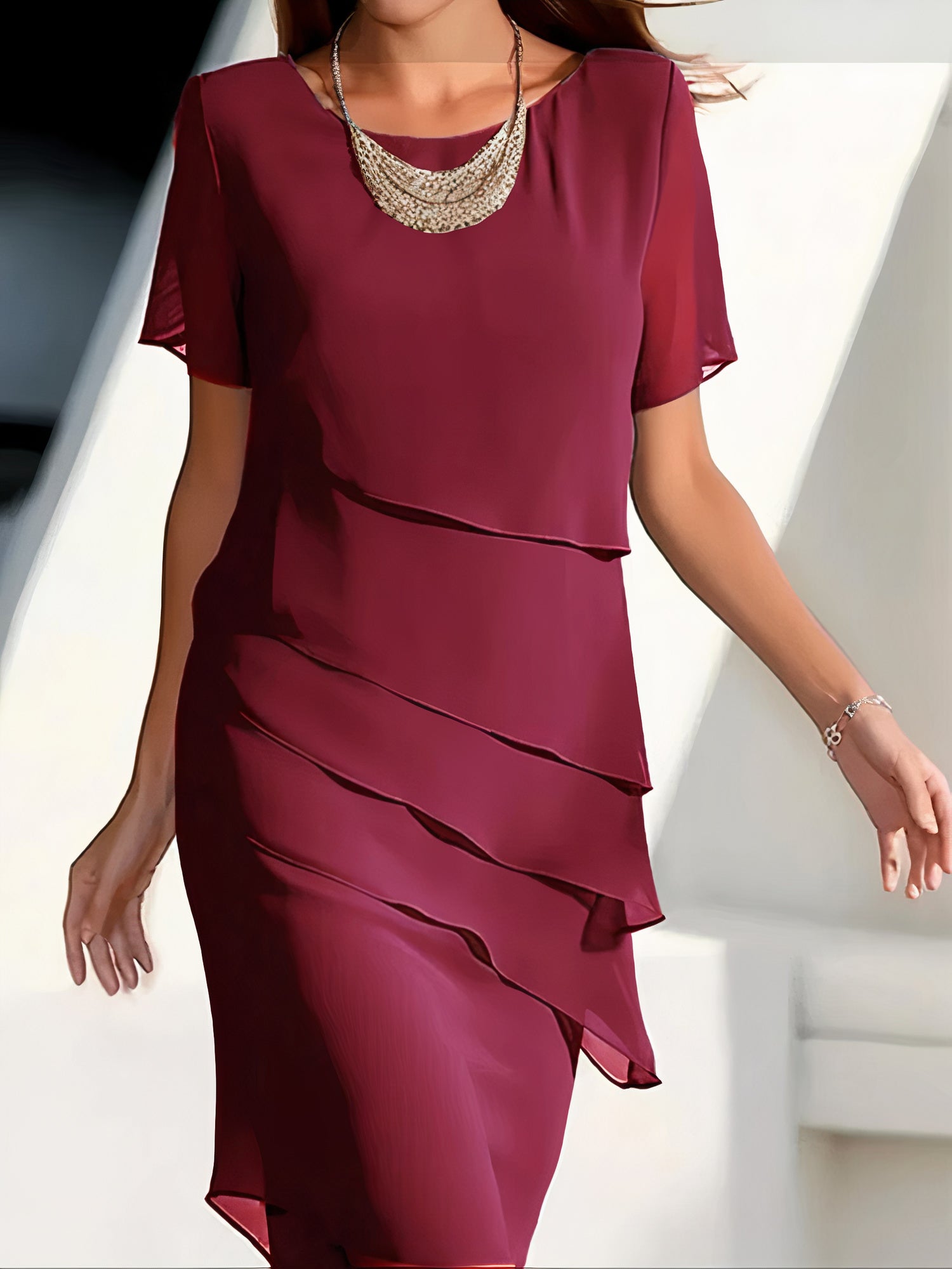 Women's Layered Dress | Formal