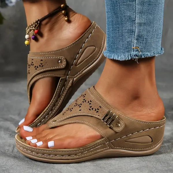 Women's Wedge Sandal Flip Flops | Summer