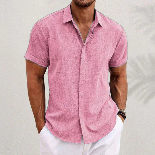 Men's Short Sleeve Summer Shirt | Button Down