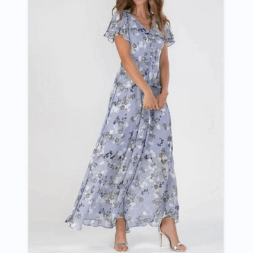 Women's Summer Formal Floral Wedding Guest Dress | Maxi