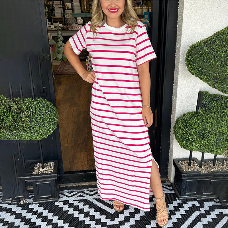 Sara-Liz - Striped Maxi Dress