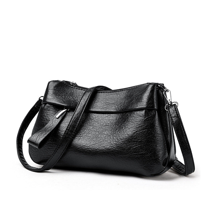 Samantha - Classic Leather Crossbody Bag