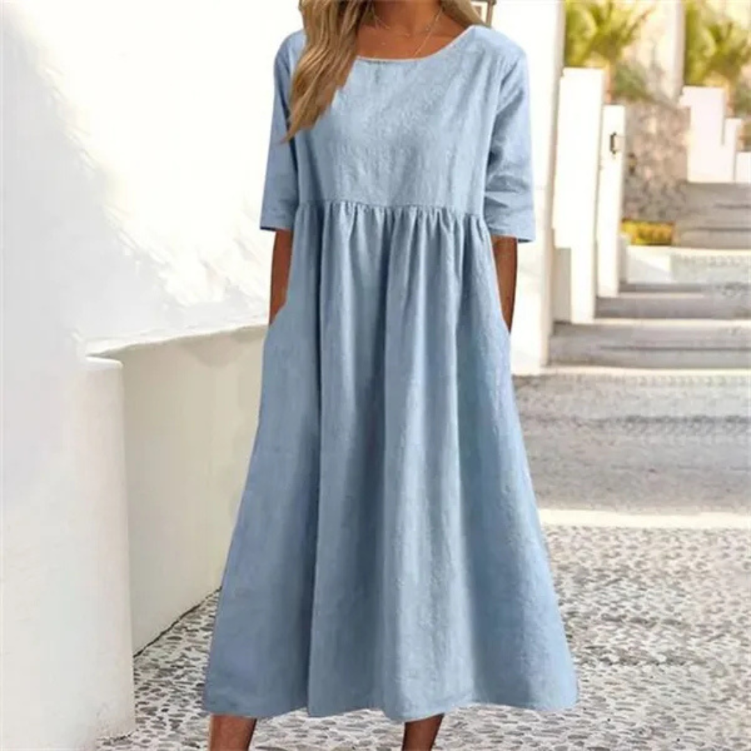 Summer Dress for Women with a Relaxed Fit | Midi